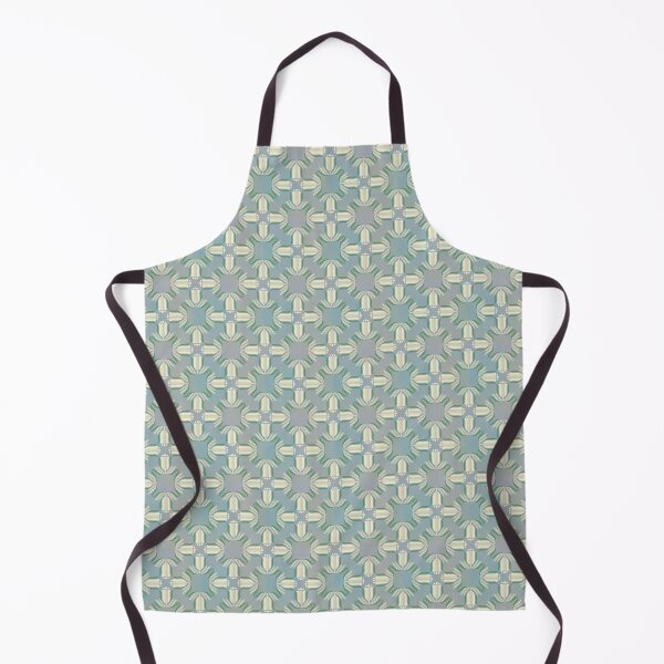 Item preview, Flower Fusion2 - Beige/Blue/Gold designed and sold by Carina Parry Studios.