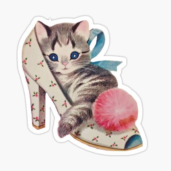 Artikel-Vorschau von Kokette Ballett-Vintage-Katze, designt und verkauft von Pixiedrop.