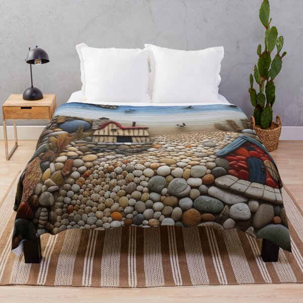 Item preview, BEACH PEBBLE ART Midjourney AI Artwork designed and sold by davidjulie.