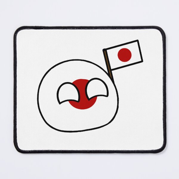 Item preview, countryballs with their flag Japanball designed and sold by Countryballs Shop.