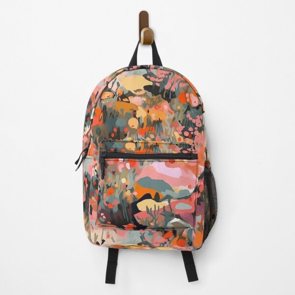Item preview, Sunny Hills of California Abstract Landscape Floral Pattern designed and sold by semisoberme.