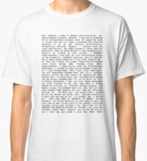The Entire Steamed Hams Script Classic T-Shirt