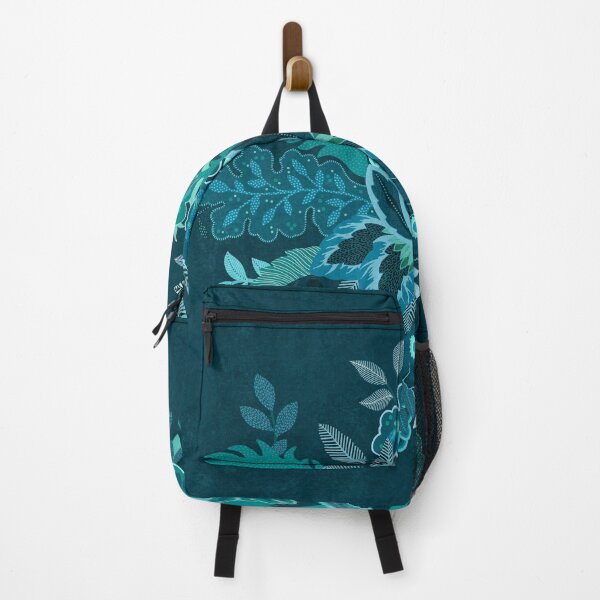 Item preview, Jacobean Floral - Deep Indigo designed and sold by Sarah Thorpe Designs .