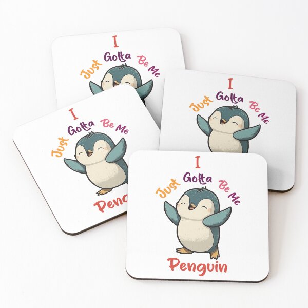 Item preview, I Just Gotta Be Me Penguin - Cute Animal Art for Penguin Lovers designed and sold by Dream-Palette.