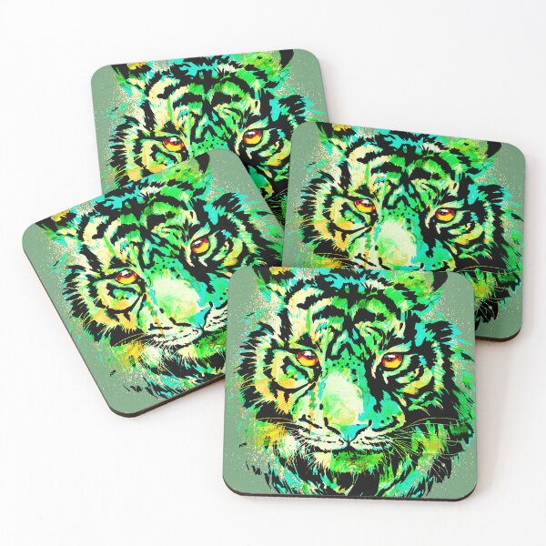 Item preview, Realistic Green Tiger - Bengal Tiger Eyes designed and sold by BigWildKiwi.