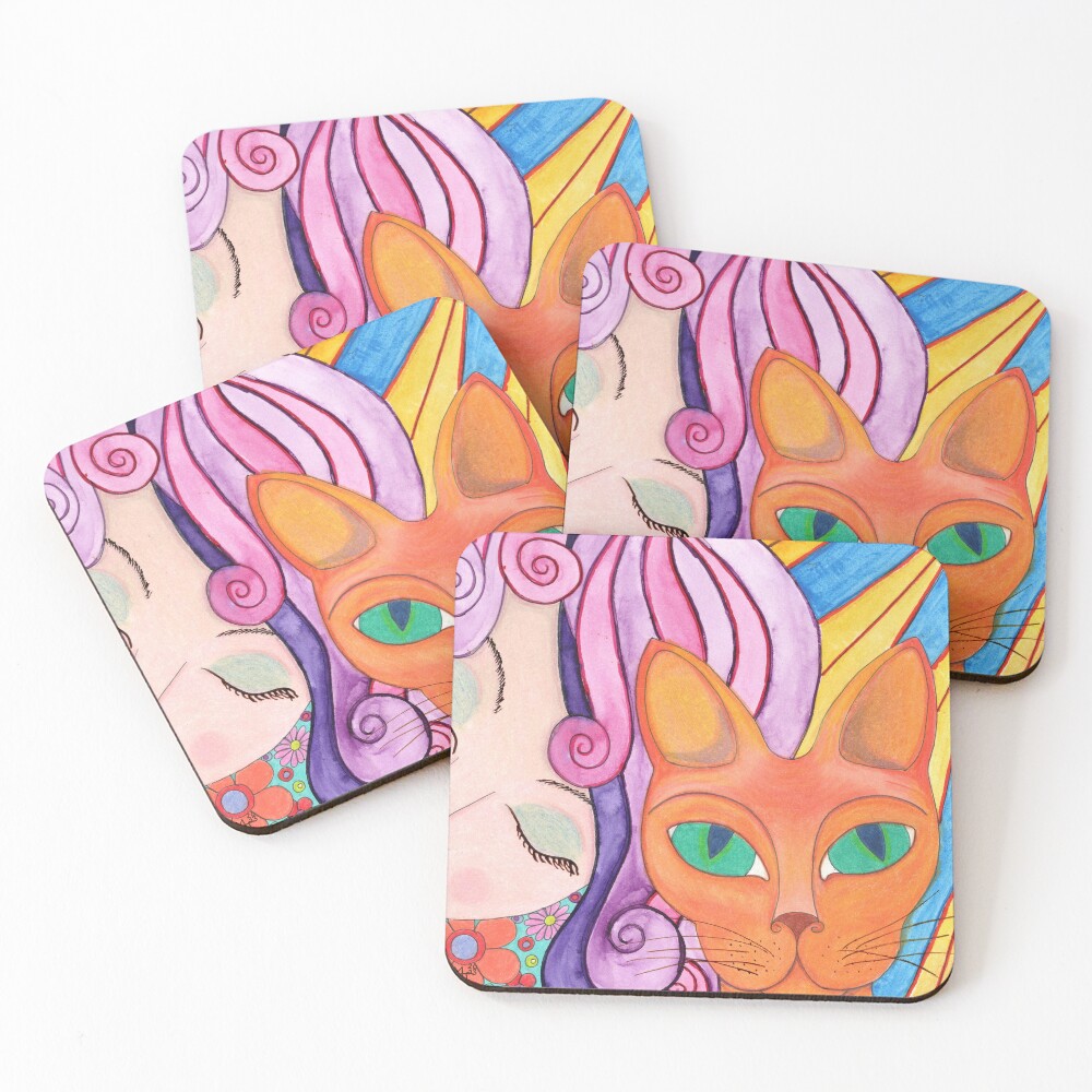 Item preview, Coasters (Set of 4) designed and sold by VioletTreefrog.
