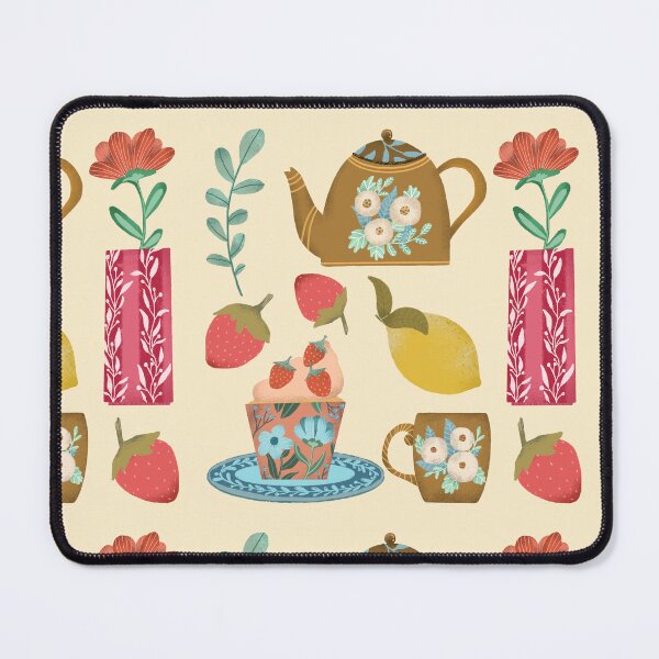 Item preview, Strawberry cupcake tea time designed and sold by pinkyfish1010.