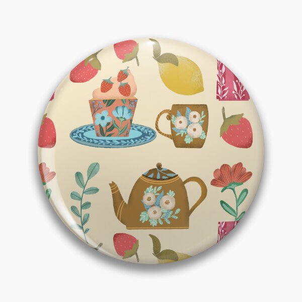 Item preview, Strawberry cupcake tea time designed and sold by pinkyfish1010.