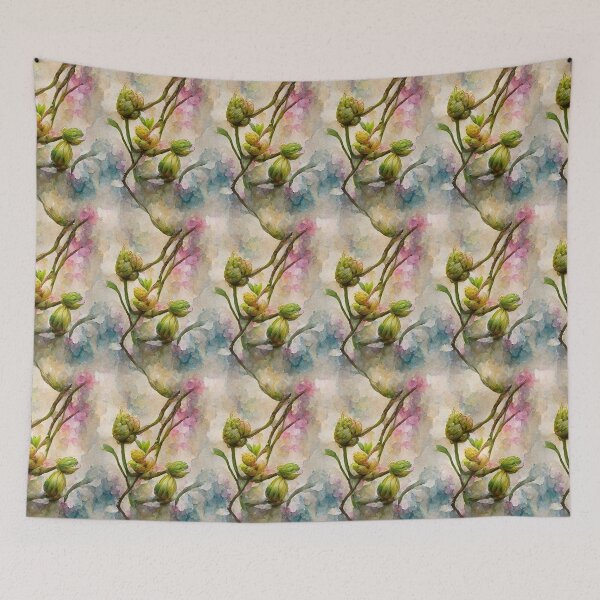 Item preview, Rosalda - tendrils and buds (2/4) designed and sold by sabantha.