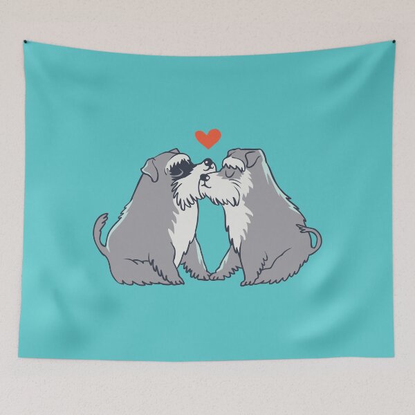 Item preview, Schnauzer kisses designed and sold by Huebucket.