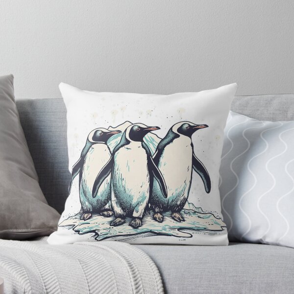 Item preview, Waddle Wonderland: A Minimalist Penguin Parade on Ice designed and sold by Designs-By-Geli.