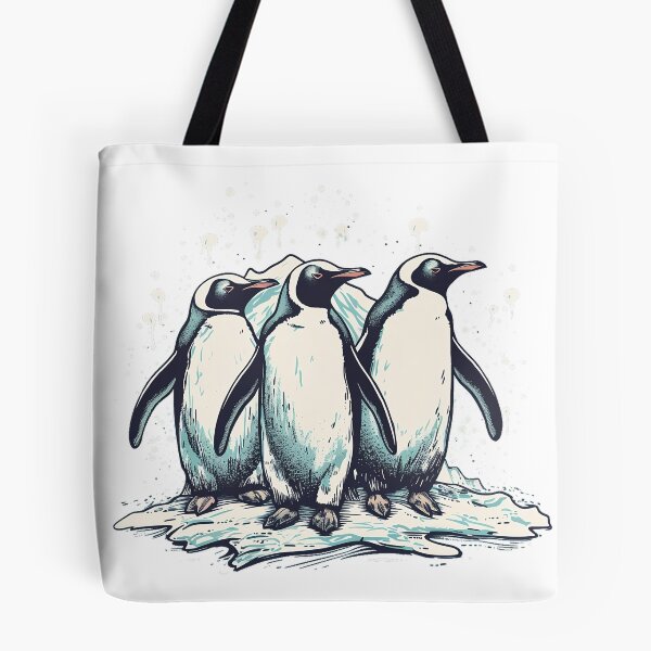 Item preview, Waddle Wonderland: A Minimalist Penguin Parade on Ice designed and sold by Designs-By-Geli.