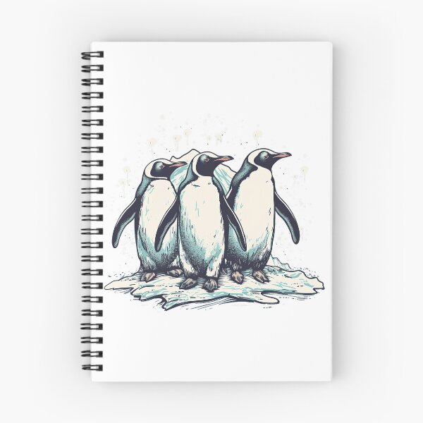 Item preview, Waddle Wonderland: A Minimalist Penguin Parade on Ice designed and sold by Designs-By-Geli.