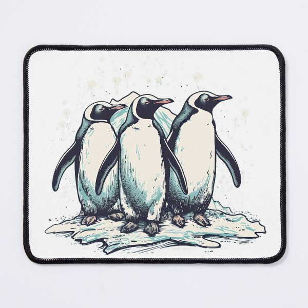 Item preview, Waddle Wonderland: A Minimalist Penguin Parade on Ice designed and sold by Designs-By-Geli.