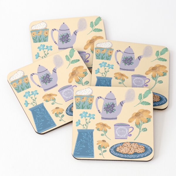 Item preview, Tea time with cookies designed and sold by pinkyfish1010.