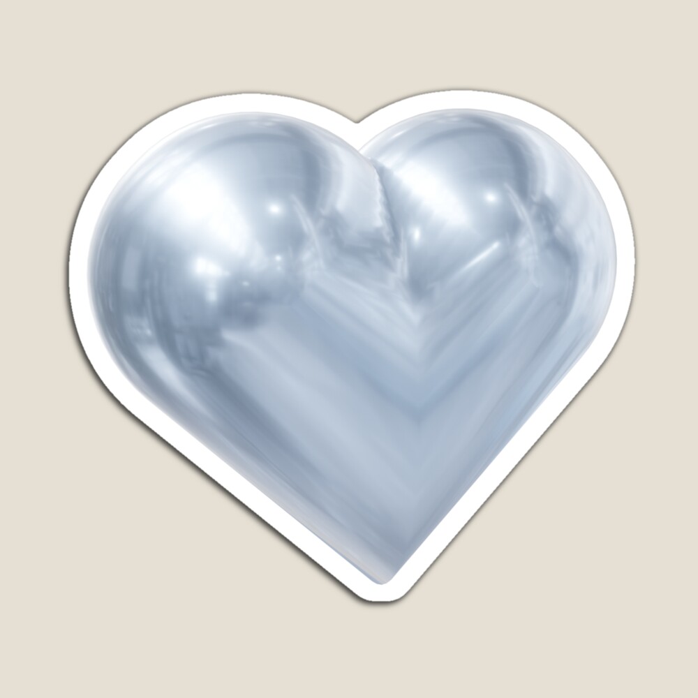 cyber blue heart y2k pinterest sticker gorpcore Sticker for Sale by  sersidom