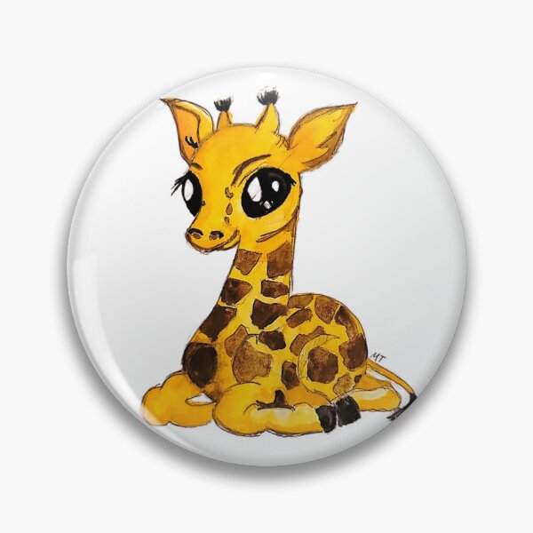 Item preview, Baby Giraffe in White designed and sold by Sahar Zahraee.