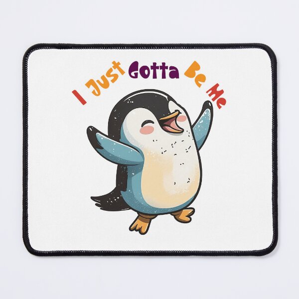 Item preview, I Just Gotta Be Me Penguin - Unique and Quirky Penguin Art designed and sold by Dream-Palette.