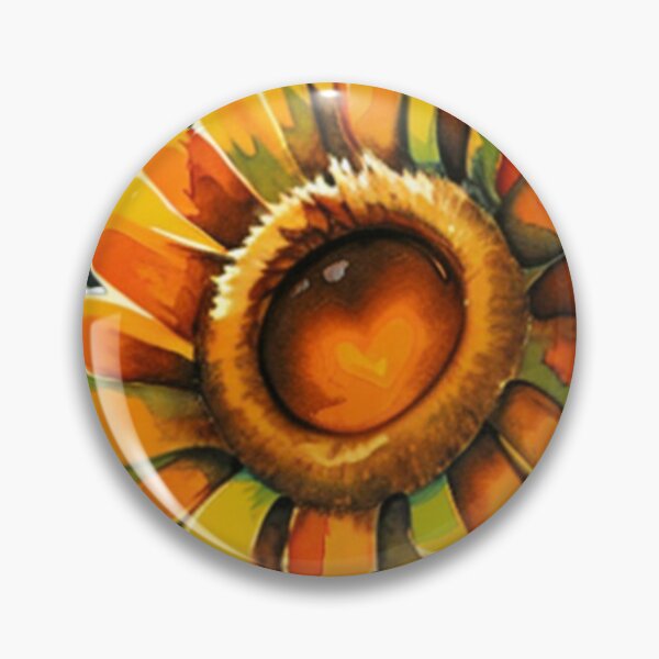 Item preview, sunflower watercolor designed and sold by aipaint.