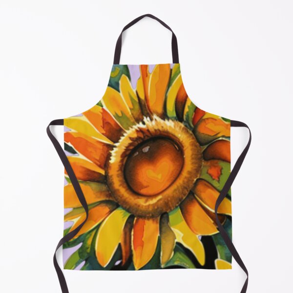 Item preview, sunflower watercolor designed and sold by aipaint.