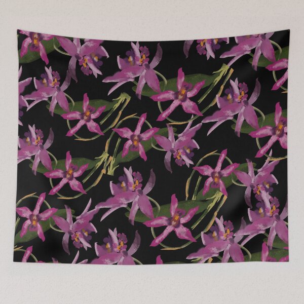 Artikelvorschau, Orchidee Blumenmuster entworfen und verkauft von Print-Designs.