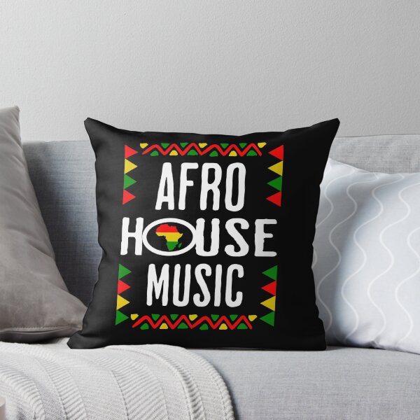 Item preview, AFRO HOUSE - Culture Continent (White text) designed and sold by Discothreadz.