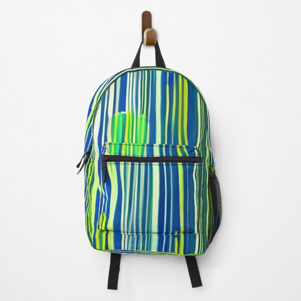 Item preview, Abstract Blue and Green Stripes designed and sold by calibrit.