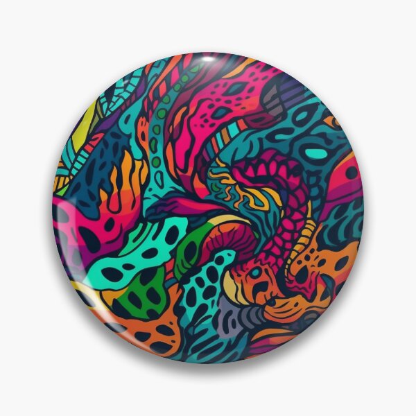 Item preview, Psychedelic Safari Animal Pattern designed and sold by NextEchelon.