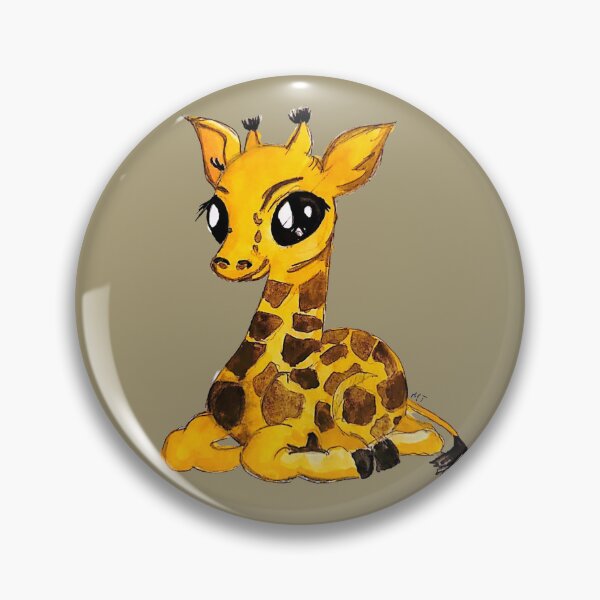 Item preview, Baby Giraffe in Brown designed and sold by Sahar Zahraee.