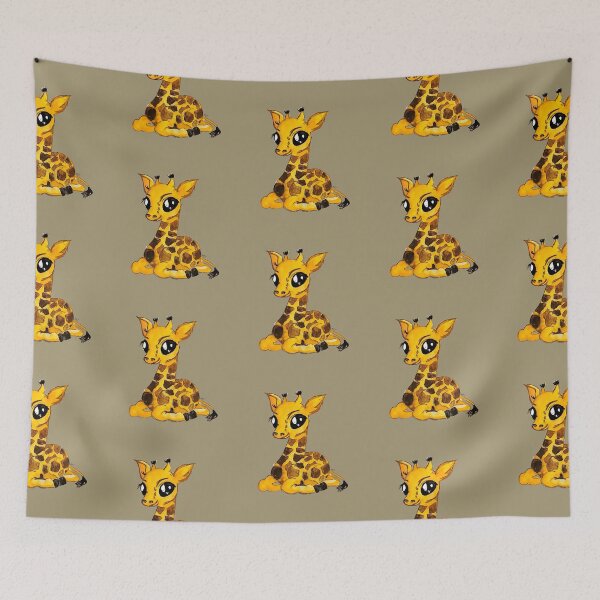 Item preview, Baby Giraffe in Brown designed and sold by Sahar Zahraee.