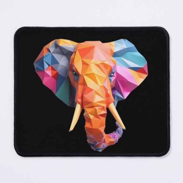 Item preview, Colorful Origami Elephant Head designed and sold by UlDesigns.