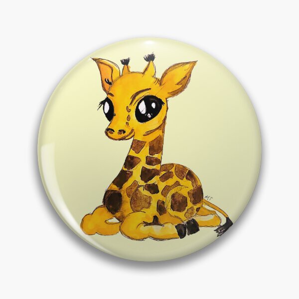 Item preview, Baby Giraffe in Yellow designed and sold by Sahar Zahraee.