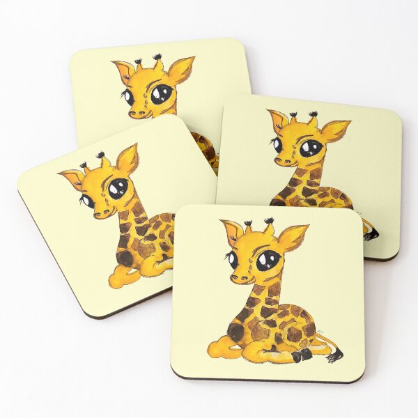 Item preview, Baby Giraffe in Yellow designed and sold by Sahar Zahraee.