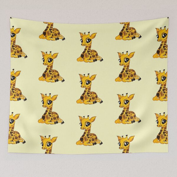 Item preview, Baby Giraffe in Yellow designed and sold by Sahar Zahraee.