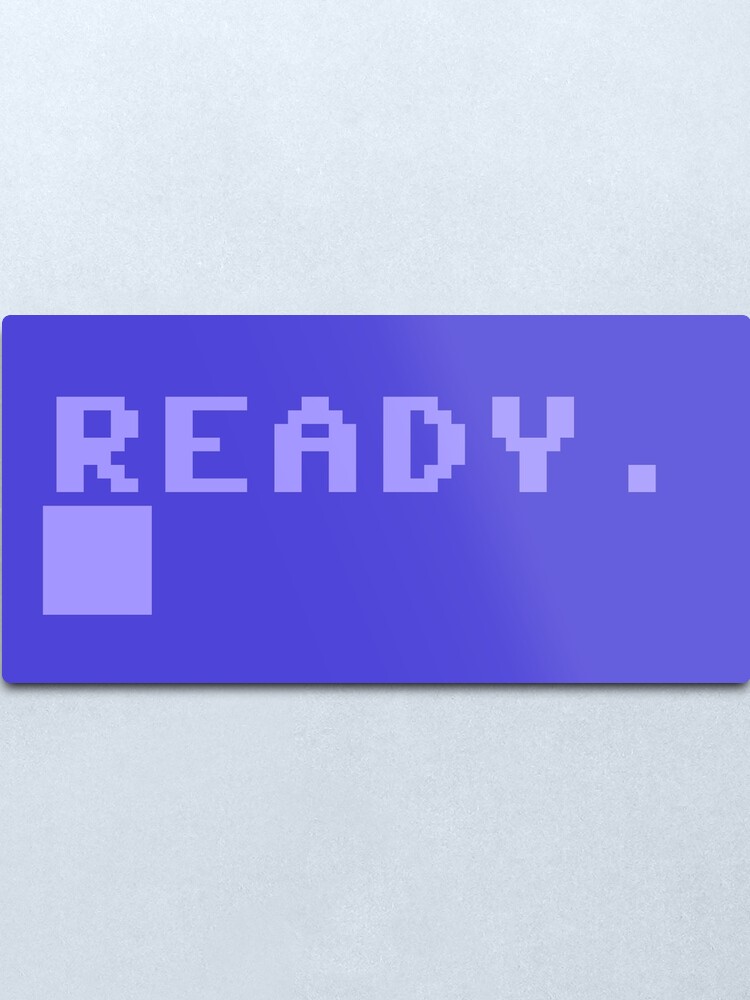 Alternate view of Commodore C64 Power On Prompt Metal Print