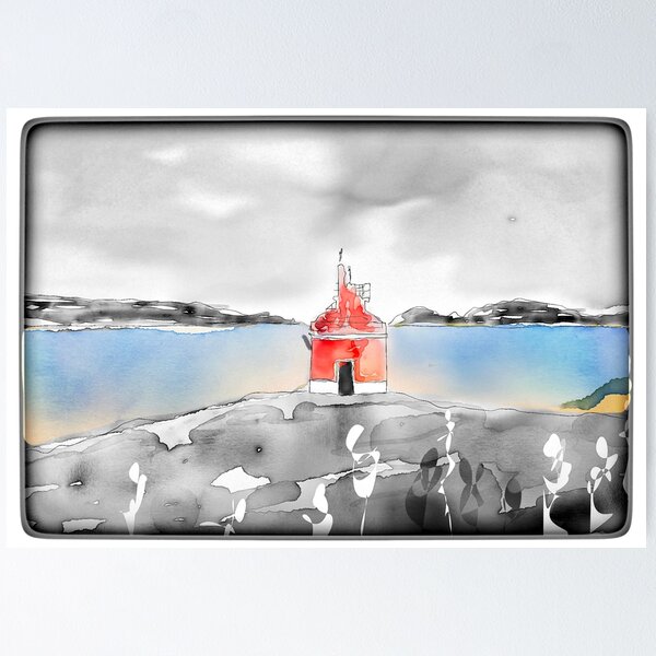 Item preview, Punta Robaleira Lighthouse Cangas do Morrazo Cíes Islands designed and sold by cachaldora.