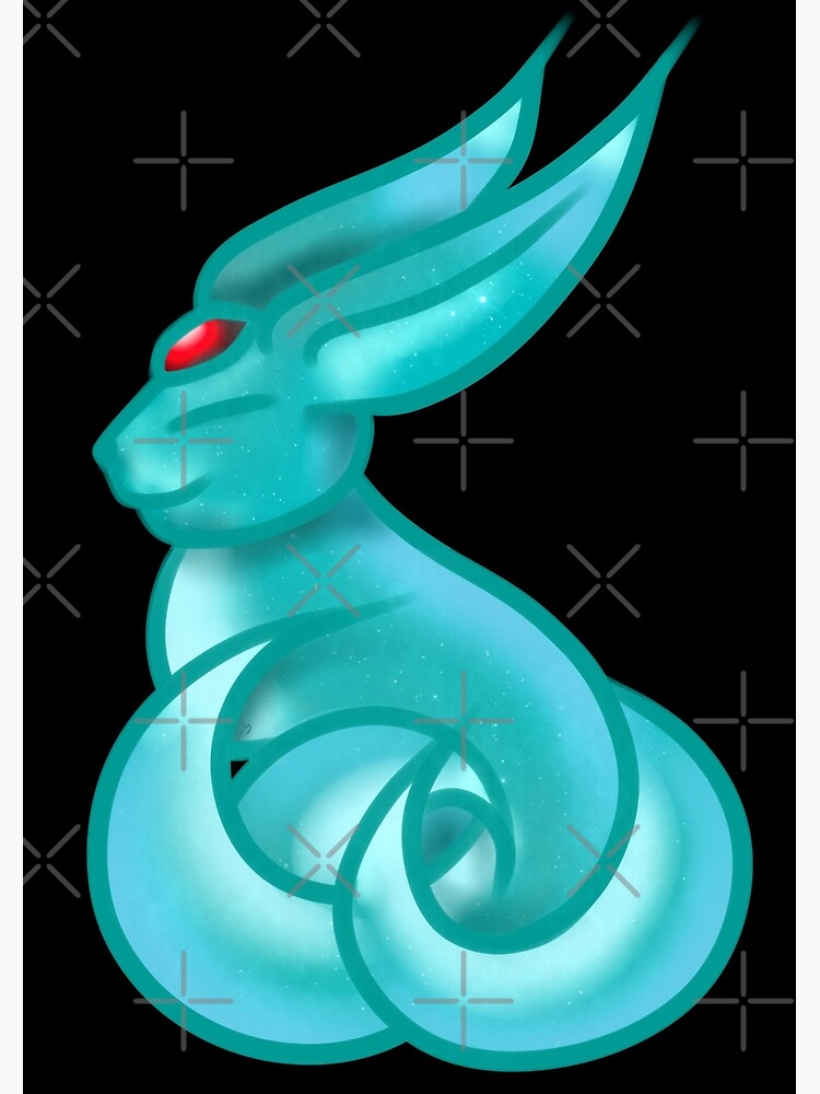 Carbuncle FFXIV Poster For Sale By SileniaDream Redbubble   Flat,750x,075,f Pad,750x1000,f8f8f8 