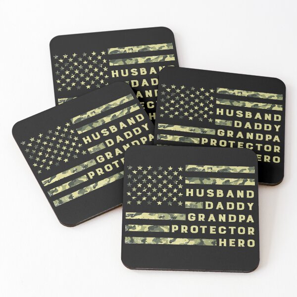 Item preview, Husband Daddy Protector Hero Dad Veteran Father's Day  designed and sold by justie1977.