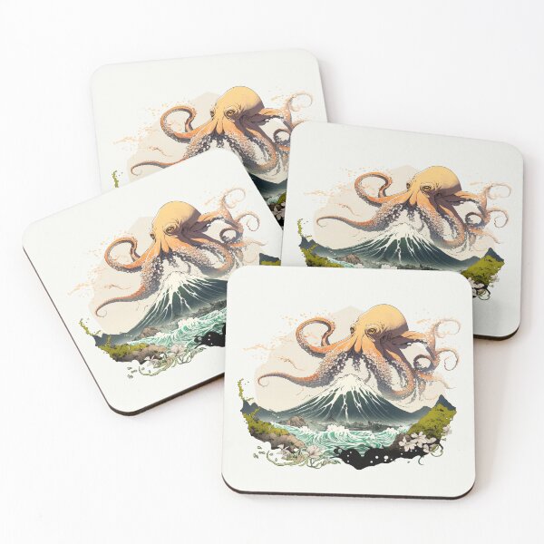 Item preview, Orange Octapus of Kyoto designed and sold by AtelierNethys.