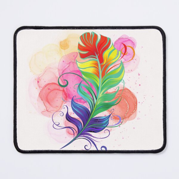 Item preview, Feathers in Flight, A vibrant and colorful piece that captures the essence of birds soaring through the sky : Home Décor Ideas designed and sold by MagnifiqueMind.