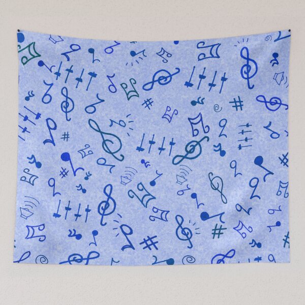 Item preview, Musical Notes designed and sold by TotallyRetroArt.