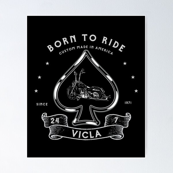 Item preview, born to ride Vicla designed and sold by Puffy71.