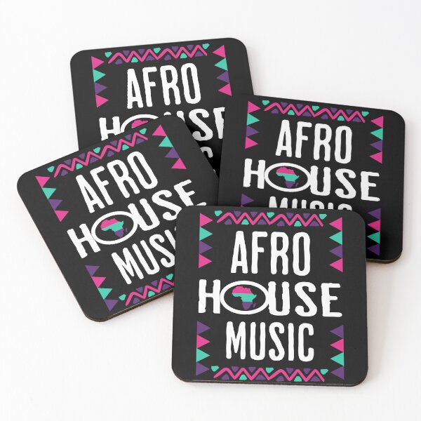 Item preview, AFRO HOUSE - Culture Continent (White/pink/teal/purple) designed and sold by Discothreadz.