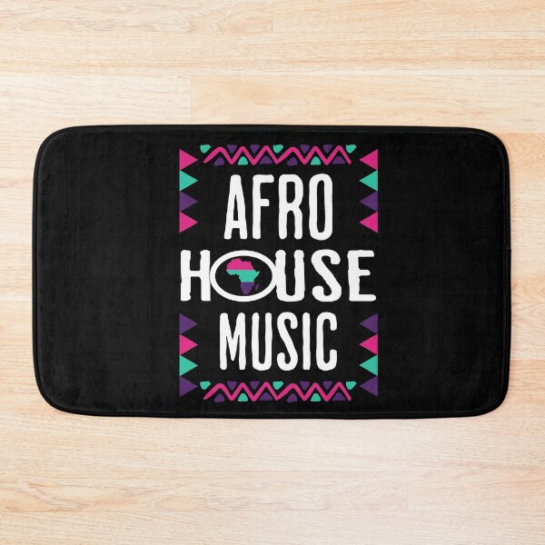 Item preview, AFRO HOUSE - Culture Continent (White/pink/teal/purple) designed and sold by Discothreadz.