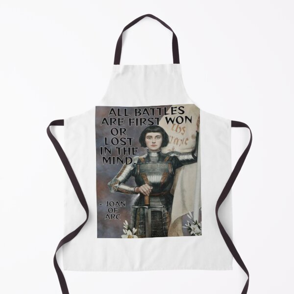 Item preview, Radical Feminist Quote - Joan of Arc - All Battles Are First Won Or Lost In The Mind designed and sold by LethalPixieDust.