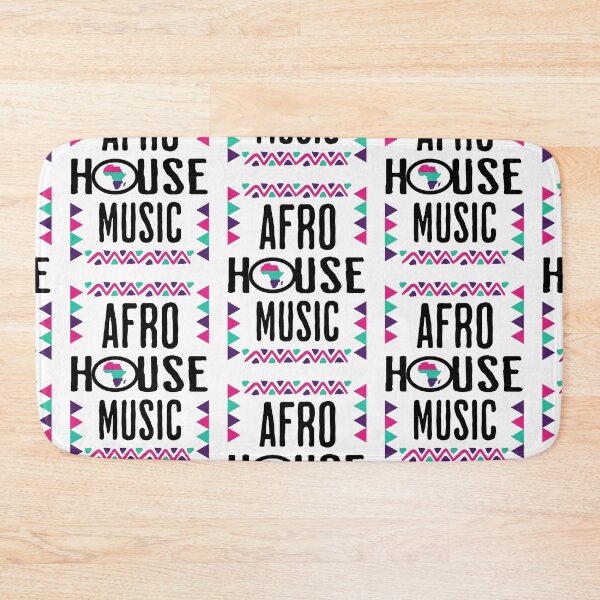 Item preview, AFRO HOUSE - Culture Continent (Black/pink/teal/purple) designed and sold by Discothreadz.