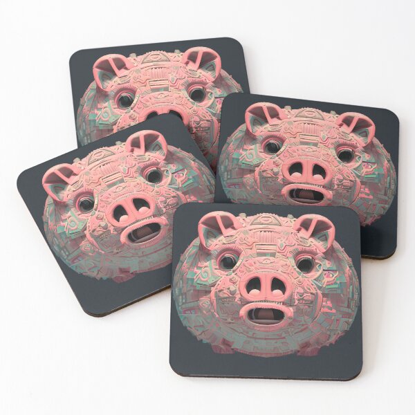 Item preview, Pink Tribal Pig God designed and sold by Chubuter.