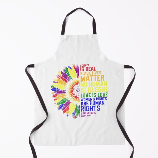 Item preview, Sunflower Science Is Real Black Lives Matter No Human Is Illegal LGBT Pride designed and sold by RosannaArt.
