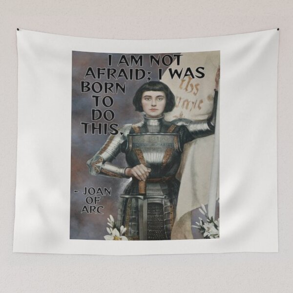 Item preview, Radical Feminist Quote - Joan of Arc - I Am Not Afraid; I Was Born To Do This. designed and sold by LethalPixieDust.