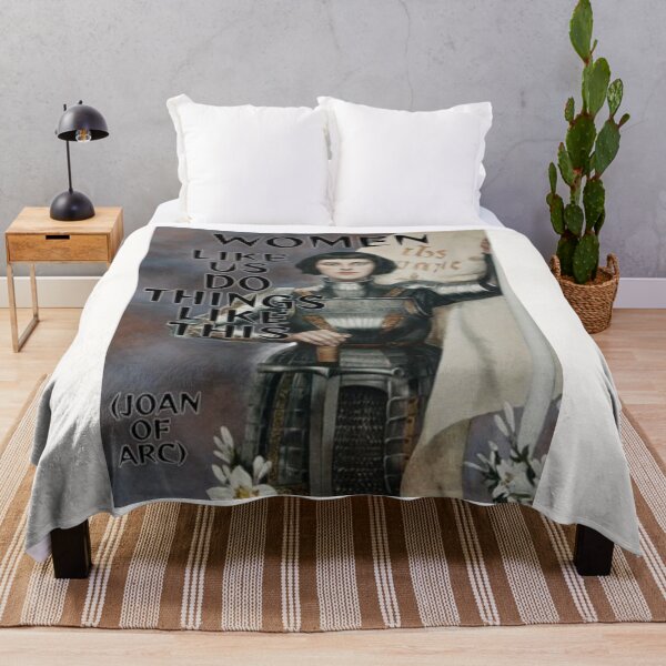 Item preview, Radical Feminist Quote - Joan of Arc - Women Like Us Do Things Like This designed and sold by LethalPixieDust.